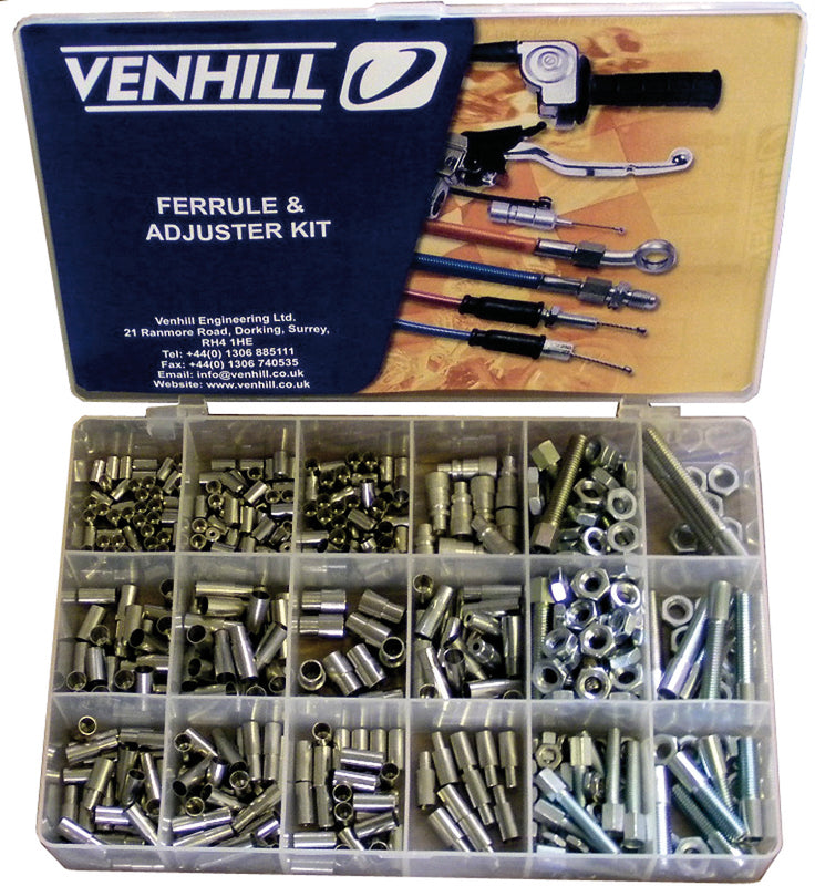 VENHILL Adjuster Ferrule - Box of 459 pieces cable rubber boot
