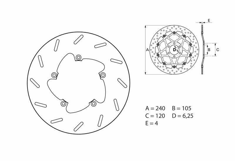 BREMBO Oro Fix Brake Disc - 68B40773