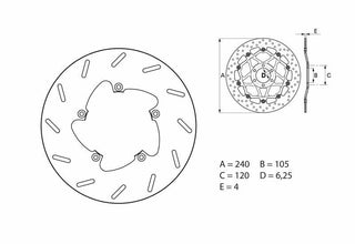 BREMBO Oro Fix Brake Disc - 68B40773