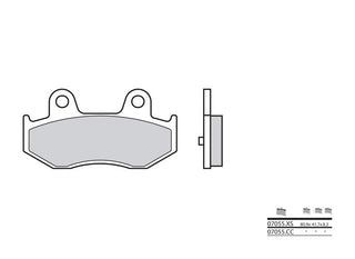 BREMBO Scooter Carbon Ceramic Brake pads - 07055CC
