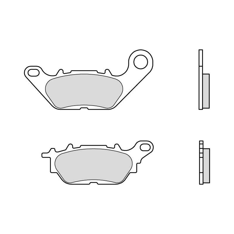 BREMBO Scooter Carbon Ceramic Brake pads - 07114CC