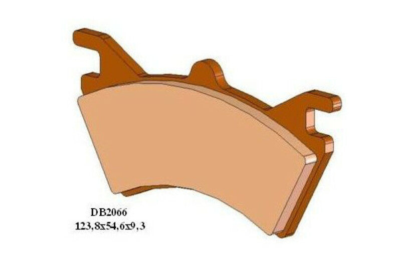 TECNIUM Off-Road/ATV Sintered Metal Brake pads - DB2066-QDN