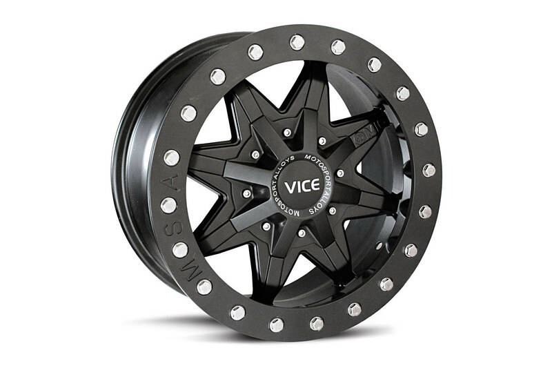 MSA WHEELS M16 Vice Utility Rim - Black 14x7