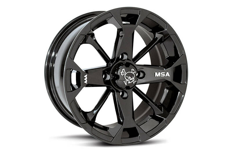 MSA WHEELS M17 Elixir Utility Rim Aluminum Black 12x7 4x137 4+3