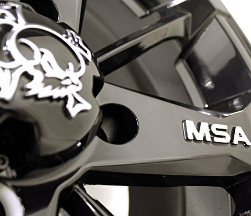 MSA WHEELS M17 Elixir Utility Rim Aluminum Black 12x7 4x137 4+3