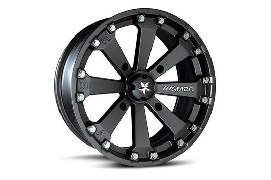 MSA WHEELS M20 Kore Utility Rim - Black 14x7 - 1049660