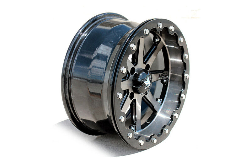 MSA WHEELS M21 Lok Utility Rim - Silver/Black 15X7 - 1049662