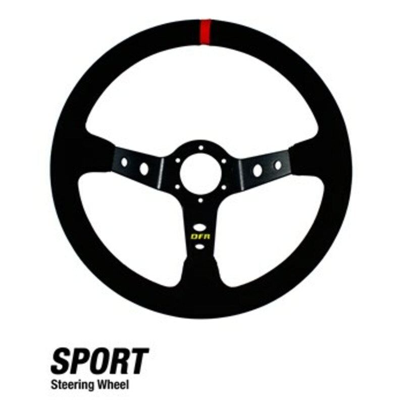 DRAGONFIRE Suede Sport Steering Wheel