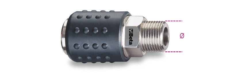 BETA Quick 1/4'' Universal Ball Air Coupling