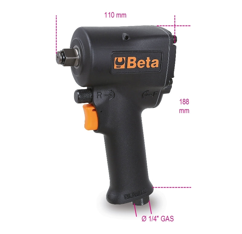 BETA Compact Reversible Impact Wrench 1/2'' 770Nm