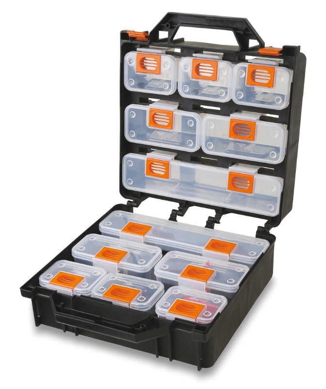BETA Organizer Tool Case with 12 removable tote-trays