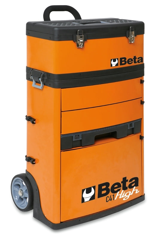 BETA Two Module Tool Trolley RAL2011 Orange