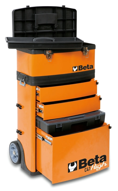 BETA Two Module Tool Trolley RAL2011 Orange