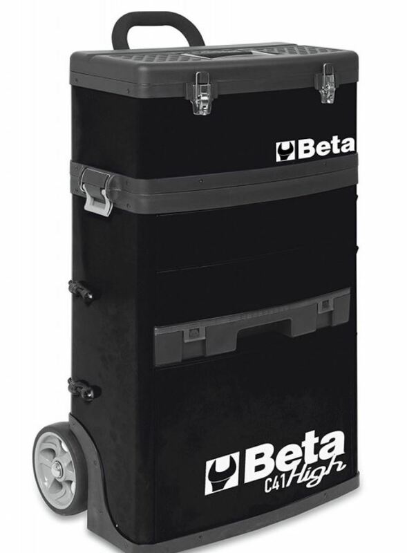 BETA Two Module Tool Trolley RAL9005 Black