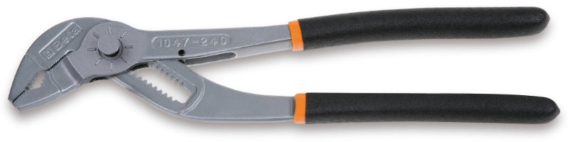 BETA Slip Joint Pliers with Setting Push Button, covered by two layers of Anti-Skid PVC