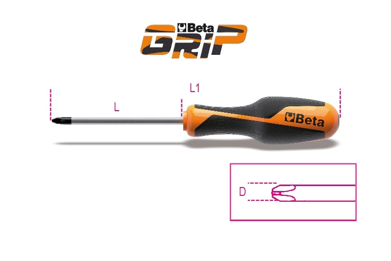 BETA Crosshead PhillipsÂ® Screwdriver PH1x4,5x120