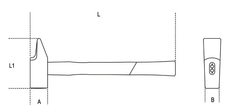BETA Riveting Hammer Size 40 Fibre Shaft