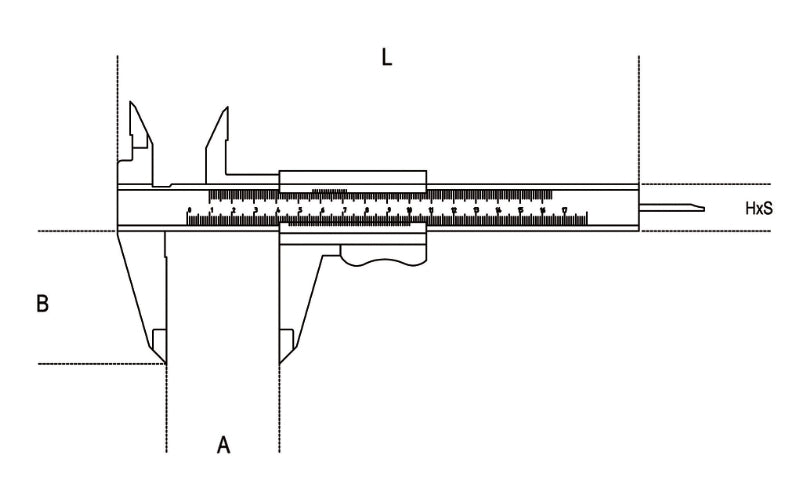 BETA Digital Vernier Caliper Size 150mm Hardened Stainless Steel in hard Plastic Case
