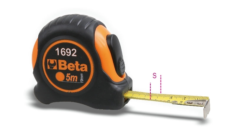 BETA 5m Measuring Tape ABS Casing Steel Tape Precision Class II