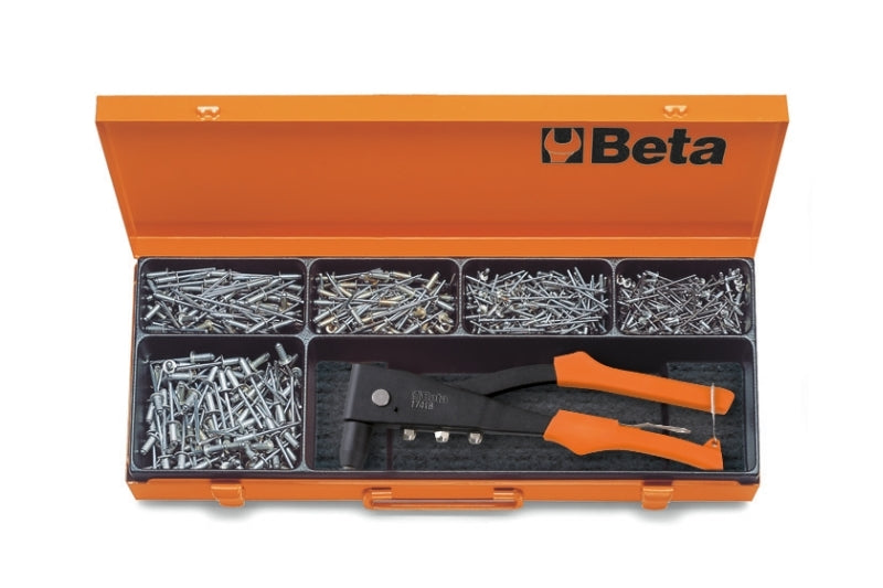 BETA 1741B/C5 Riverter Pliers & Rivet Assortment