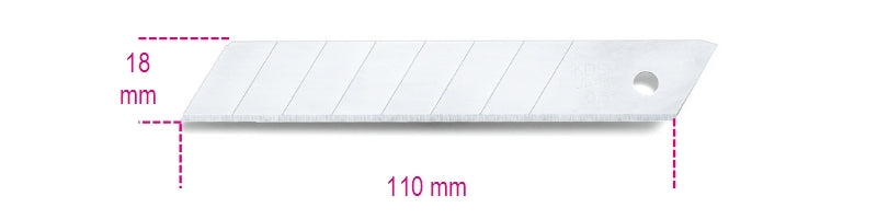 BETA Snap Off 10 Spare 18mm Blade Case for 1771BM