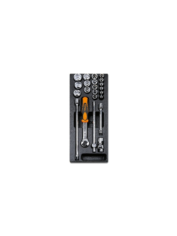 BETA Hard Thermoformed Tray with 3/8'' Tools