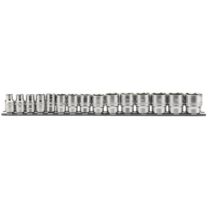 DRAPER 3/8'' Drive Sockets Set 8 to 22mm - 15 pieces