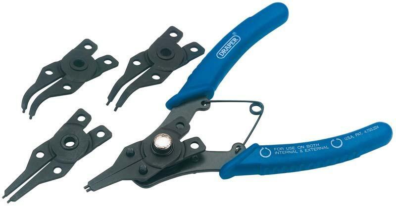DRAPER CirclipsÂ® plier with interchangeable tips