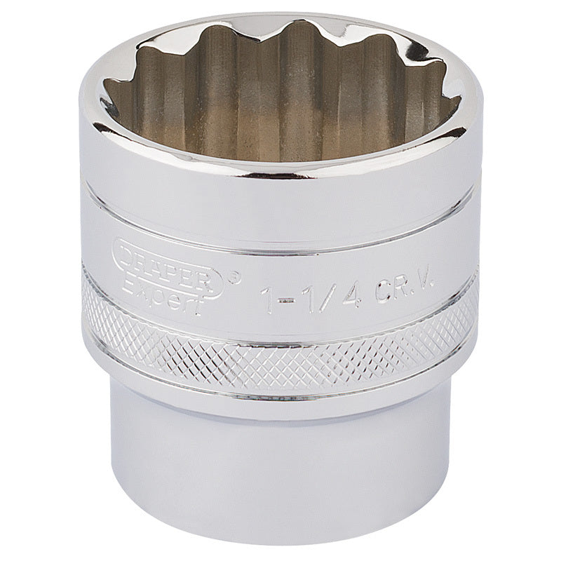 DRAPER 1/2'' Drive Sockets 12 Points 1,1/4''