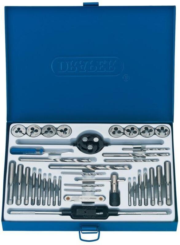 DRAPER Metric Tap and HSS Drill Set 37pcs
