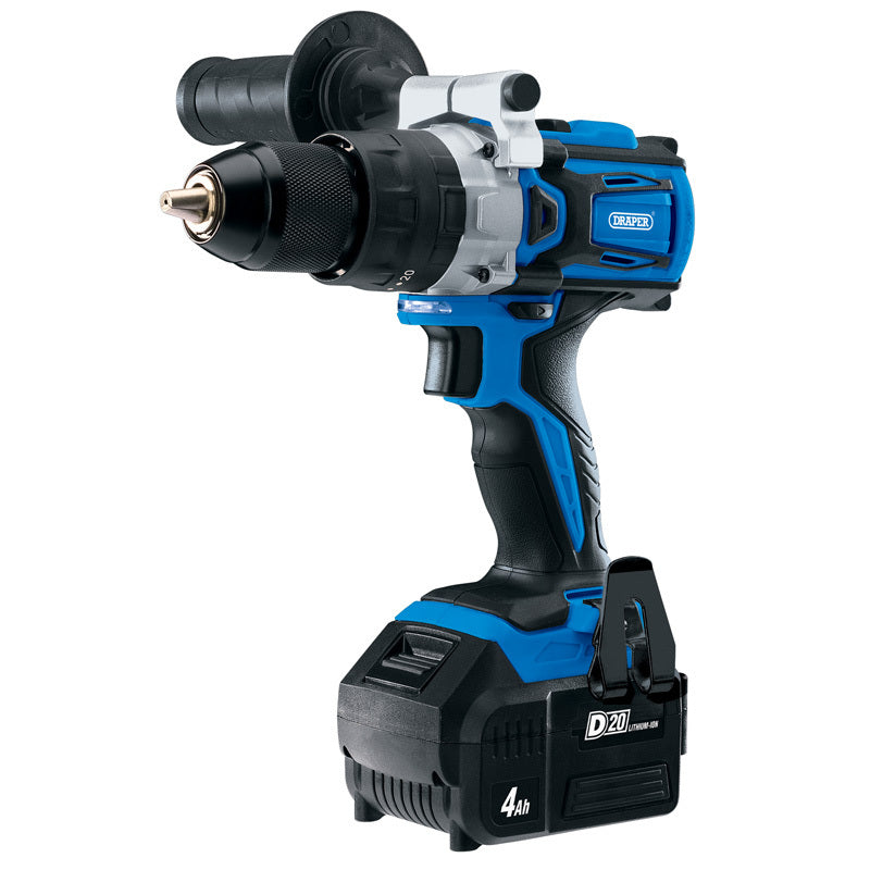 DRAPER D20 20V 13mm Brushless Combi Drill