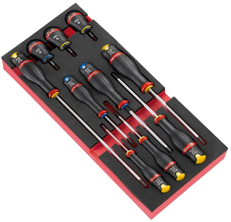 FACOM 10 ProtwistÂ® Cross Head Screwdrivers Module