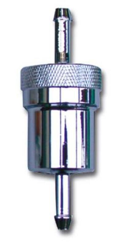 BIHR Fuel Filter Round Aluminium Removable L=75mm