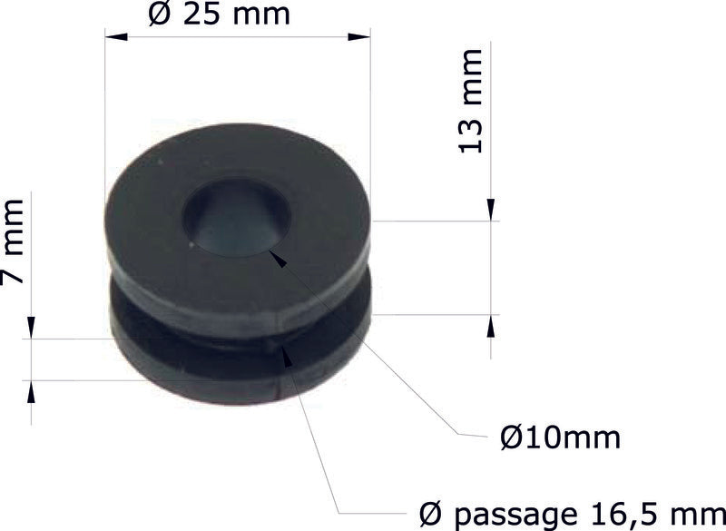 Tourmax silent blocs Honda CR125R - 1052779