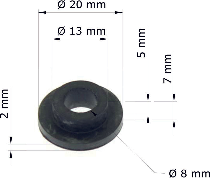 Tourmax silent blocs Honda XR650L