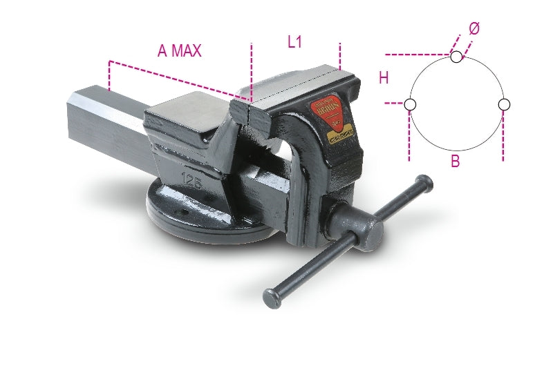 BETA 1599F Parallel Bench Vise 150mm