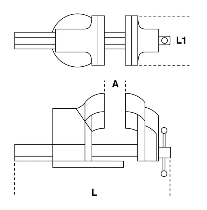 BETA 1599F Parallel Bench Vise 150mm