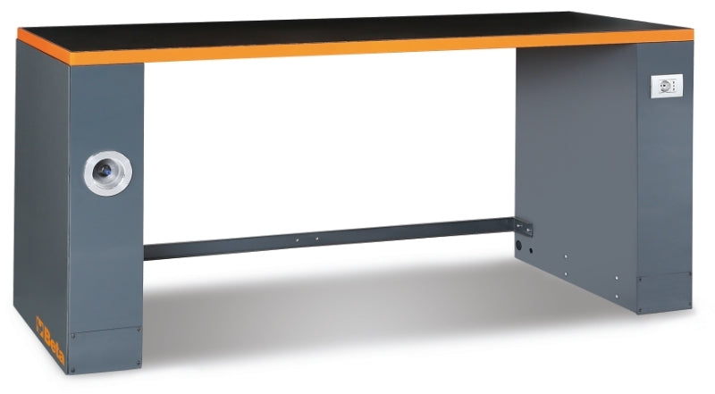 BETA C55PRO B/2 Workbench Steel Grey 2m
