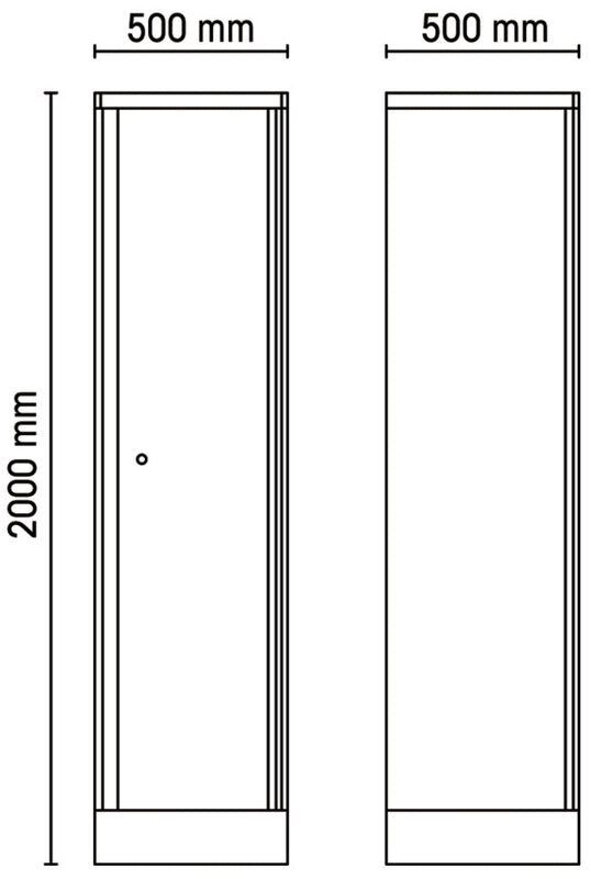 BETA C55A1 Single Door Cabinet 177cm