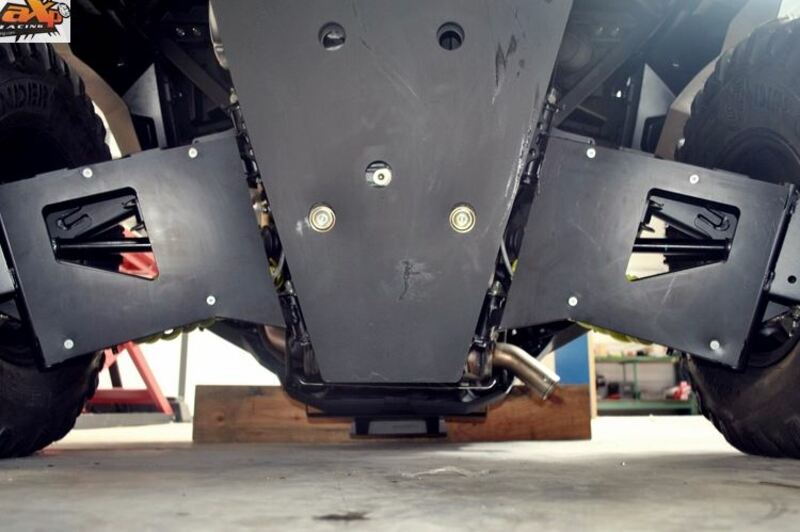 AXP Rear A-Arm protection - HDPE 6mm Polaris RZR900S