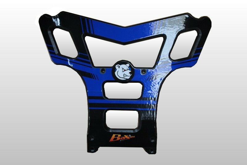 AXP Baxper HDPE Front bumper - Black/Blue Yamaha YFZ450R