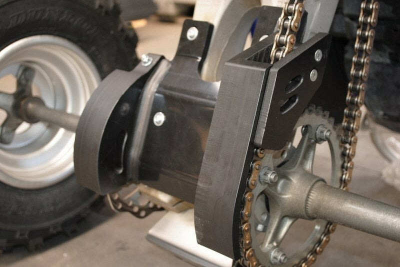 AXP Rear skid plate - HDPE 6mm Yamaha YFZ450R - 1053154