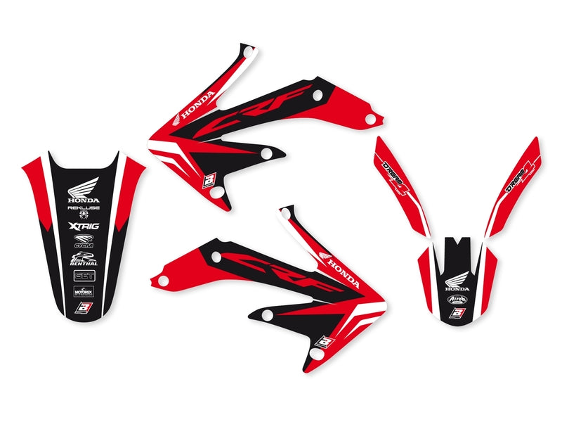 BLACKBIRD Dream Graphic 4 Graphic Kit Honda CRF450R - 1053633