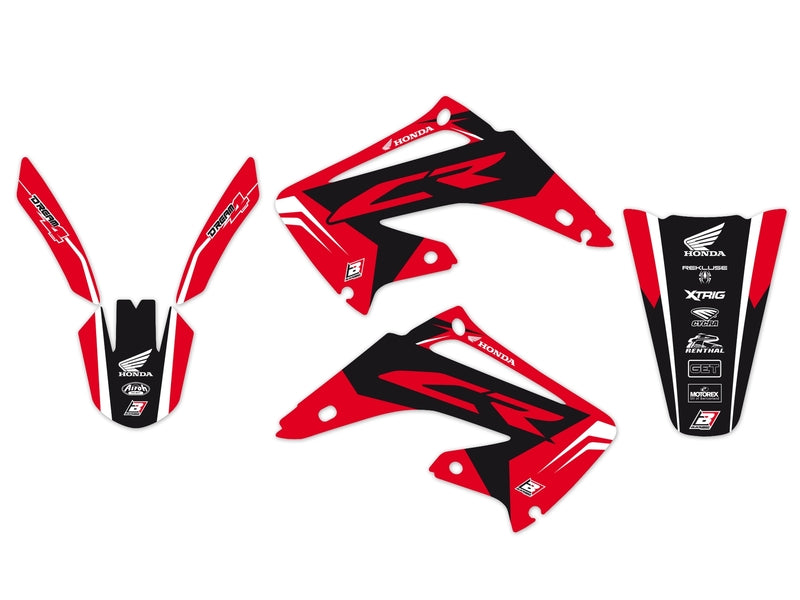 BLACKBIRD Dream Graphic 4 Graphic Kit Honda CR125/250R - 1053637