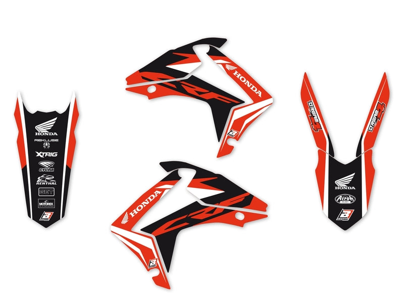 BLACKBIRD Dream Graphic 4 Graphic Kit Honda CRF450R - 1053652