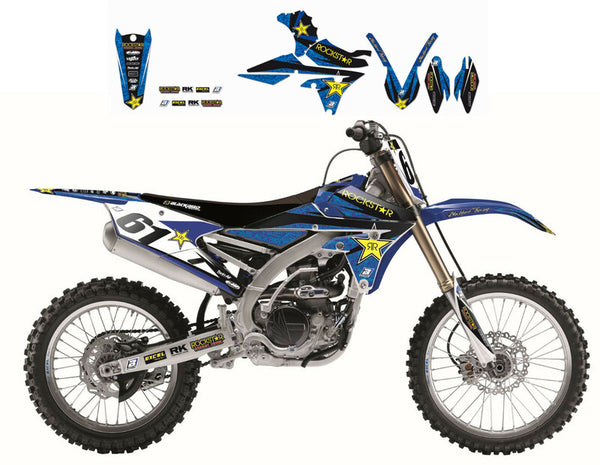 BLACKBIRD Rockstar Energy Graphic Kit Yamaha YZ125/250 UFO REPLICA