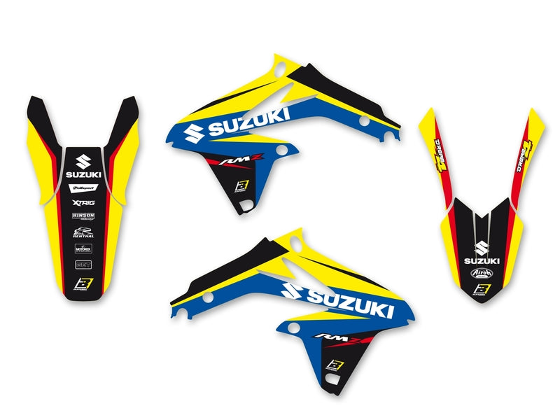 BLACKBIRD Dream Graphic 4 Graphic Kit Suzuki RM-Z450 - 1053719