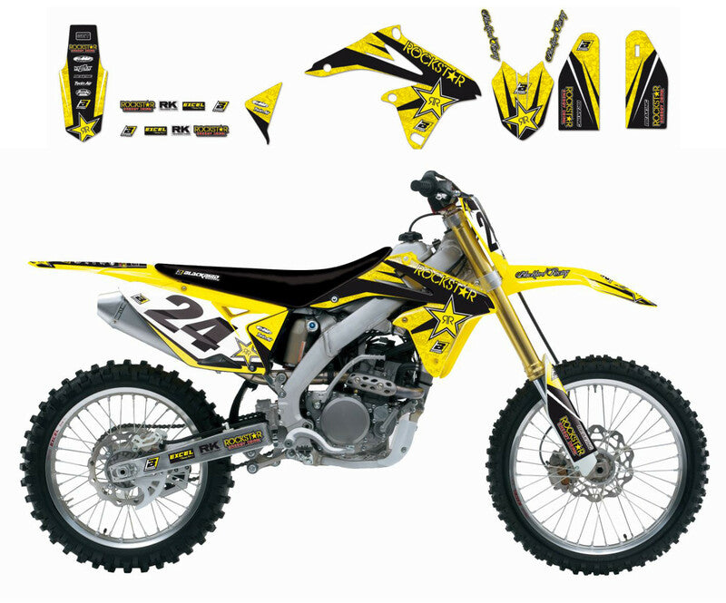 BLACKBIRD Rockstar Energy Graphic Kit Suzuki RM125/250