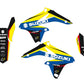 BLACKBIRD Dream Graphic 4 Graphic Kit Suzuki RM-Z250 - 1053730