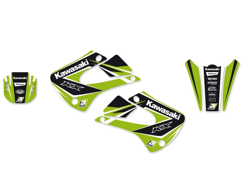 BLACKBIRD Dream Graphic 4 Graphic Kit Kawasaki KX85 - 1053740